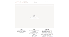 Desktop Screenshot of nicoledorsey.com