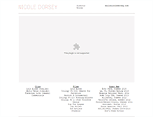 Tablet Screenshot of nicoledorsey.com